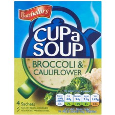 Batchelors Cup a Soup Broccoli and Cauliflower 4 Sachets