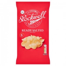 Stockwell and Co Ready Salted Crisps 6 Pack