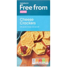 Sainsburys Free From Cheese Crackers with Gouda Cheese and Sea Salt 100g
