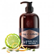 King C Gillette Beard and Face Wash 350ml