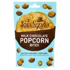 Joe and Sephs Milk Chocolate Popcorn Bites 63g