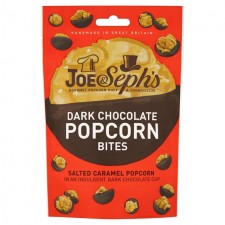 Joe and Sephs Dark Chocolate Popcorn Bites 63g