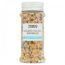 Tesco Golden Galaxy Sprinkles 80g