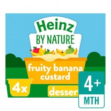 Heinz Fruity Banana Custard 4 x 100g