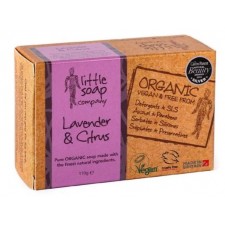 Little Soap Company Organic English Lavender and Citrus Bar Soap 110g