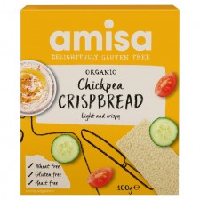 Amisa Organic Gluten Free Chickpea Crispbread 100g