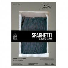 Filotea Squid Ink Spaghetti Artisan Egg Pasta 250g
