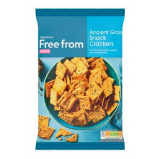 Sainsburys Free From Ancient Grain Snack Crackers 100g