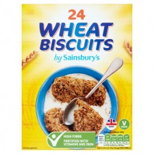 Sainsburys Wholewheat Cereal x24 Biscuits 430g