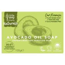 Little Soap Company Avocado Oil Bar Soap for Sensitive Skin 100g