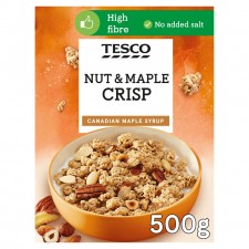 Tesco Four Nut and Maple Crisp 500g
