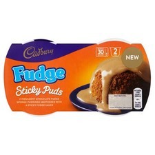 Cadbury Fudge Sticky Puds 2x95g