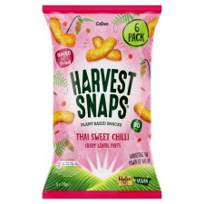 Harvest Snaps Lentil Puff Thai Sweet Chilli 6 per pack