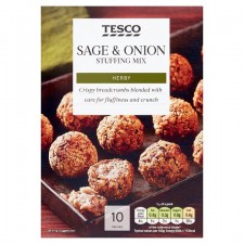 Tesco Sage and Onion Stuffing Mix 170g