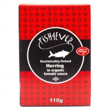 Fish 4 Ever Herring in Organic Tomato Sauce 110g