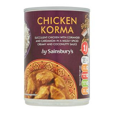 Sainsburys Chicken Korma 392g