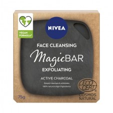 NIVEA MagicBAR Exfoliating Charcoal Facial Cleansing Bar 75g