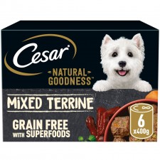 Cesar Natural Goodness Dogfood Mixed Selection 6X400g