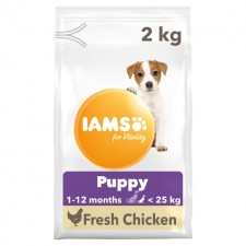 IAMS for Vitality Puppy Food Small Medium Breed with Fresh Chicken 2kg