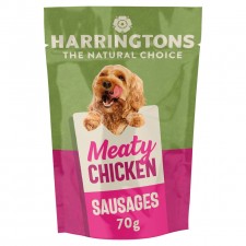 Harringtons Meaty Chicken Sausages Dog Treats 70G