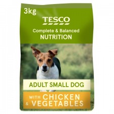 Tesco Small Dog Chicken and Vegetable 3Kg