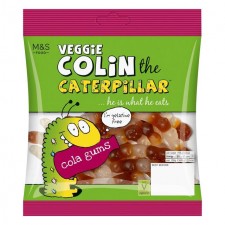Marks and Spencer Veggie Colin the Caterpillar Cola Gums 170g