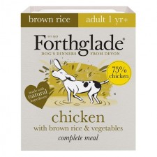 Forthglade Complete Adult Chicken with Brown Rice and Veg 395g