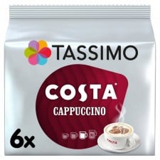 Tassimo Costa Cappuccino 6 Pods