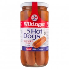 Wikinger 5 Hot Dogs Bockwurst Style in Brine 200g