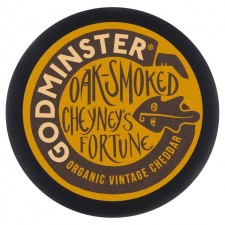 Godminster Oak Smoked Vintage Organic Cheddar 200g