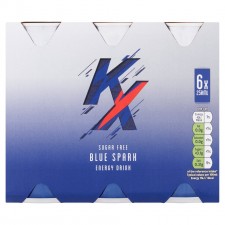 Tesco Blue Spark Sugar Free 6x250ml Cans