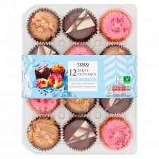 Tesco 12 Party Cupcakes