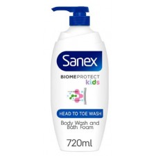 Sanex Biome Protect Kids Head to Toe Wash 720ml