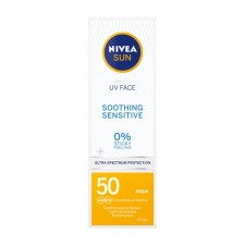 NIVEA Sun UV Face Soothing Sensitive SPF50 Sun Cream 50ml