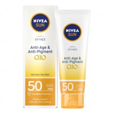 NIVEA Sun UV Face Q10 Anti Age and Anti Pigment SPF50 Sun Cream 50ml