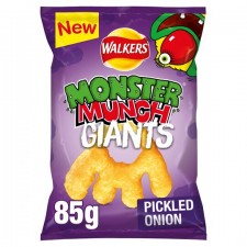 Walkers Giant Monster Munch Pickled Onion 85G