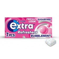 Retail Pack Wrigleys Extra Bubblegum Flavour 16 x 7 Piece Packs