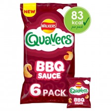 Walkers Quavers BBQ Sauce 6 Pack 