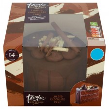 Sainsburys Taste the Difference Loaded Chocolate Cake 940g
