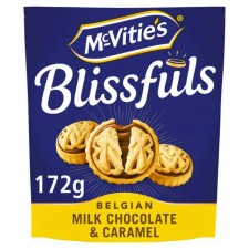 Mcvities Blissfuls Chocolate and Caramel Biscuit 172g