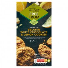 Morrisons The Best Free From White Chocolate and Lemon Cookies 150g