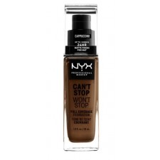 NYX Professional Makeup Cant Stop Wont Stop Full Coverage Foundation Cappucino 30ml