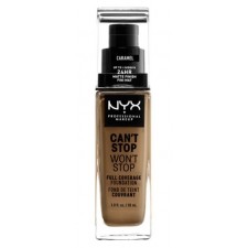 NYX Professional Makeup Cant Stop Wont Stop Full Coverage Foundation Caramel 30ml