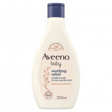 Aveeno Baby Soothing Relief Emollient Baby Wash for Dry Skin 250ml