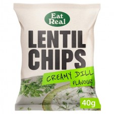 Eat Real Lentil Creamy Dill Chips 40g