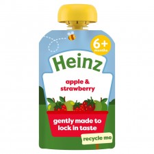 Heinz Fruit Pouch Apple and Strawberry 100G