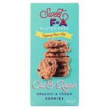 Sweet FA Gluten Free Oat and Raisin Cookies 125g