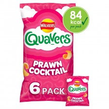 Walkers Quavers Prawn Cocktail 6 Pack 