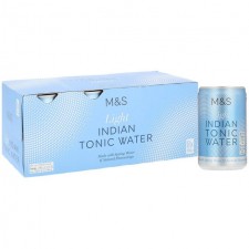 Marks and Spencer Light Indian Tonic Water 8 x 150ml Cans