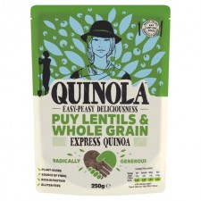Quinola Puy Lentils and Whole Grain Ready to Eat Quinoa 250g
